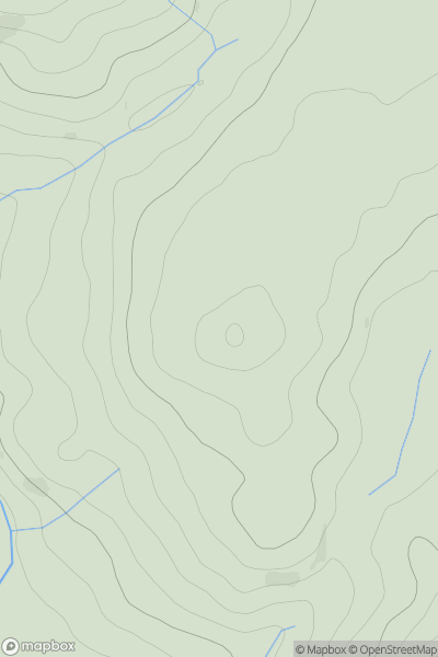 Thumbnail image for Cnoc Reamhar [Knapdale and Kintyre] [NR797428] showing contour plot for surrounding peak